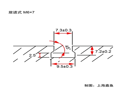 石材背栓、瓷板背栓開孔尺寸圖